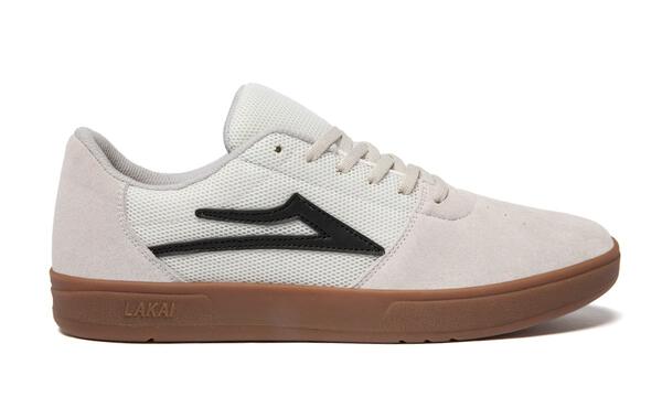 BRIGHTON White/Gum Suede