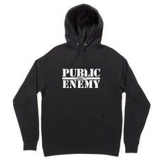 PUBLIC ENEMY CLASSIC PO HOOD BLACK