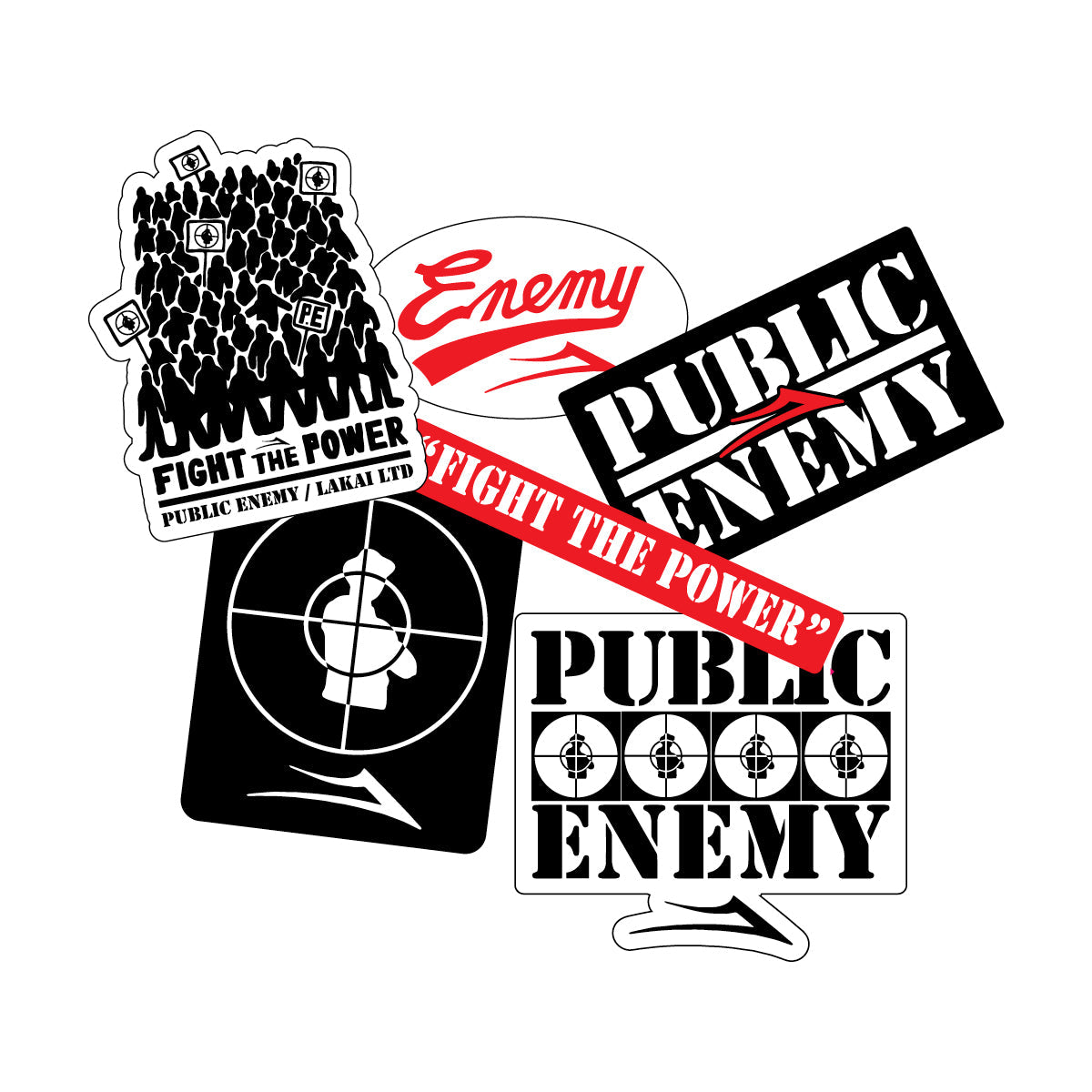 PUBLIC ENEMY STICKER PACK