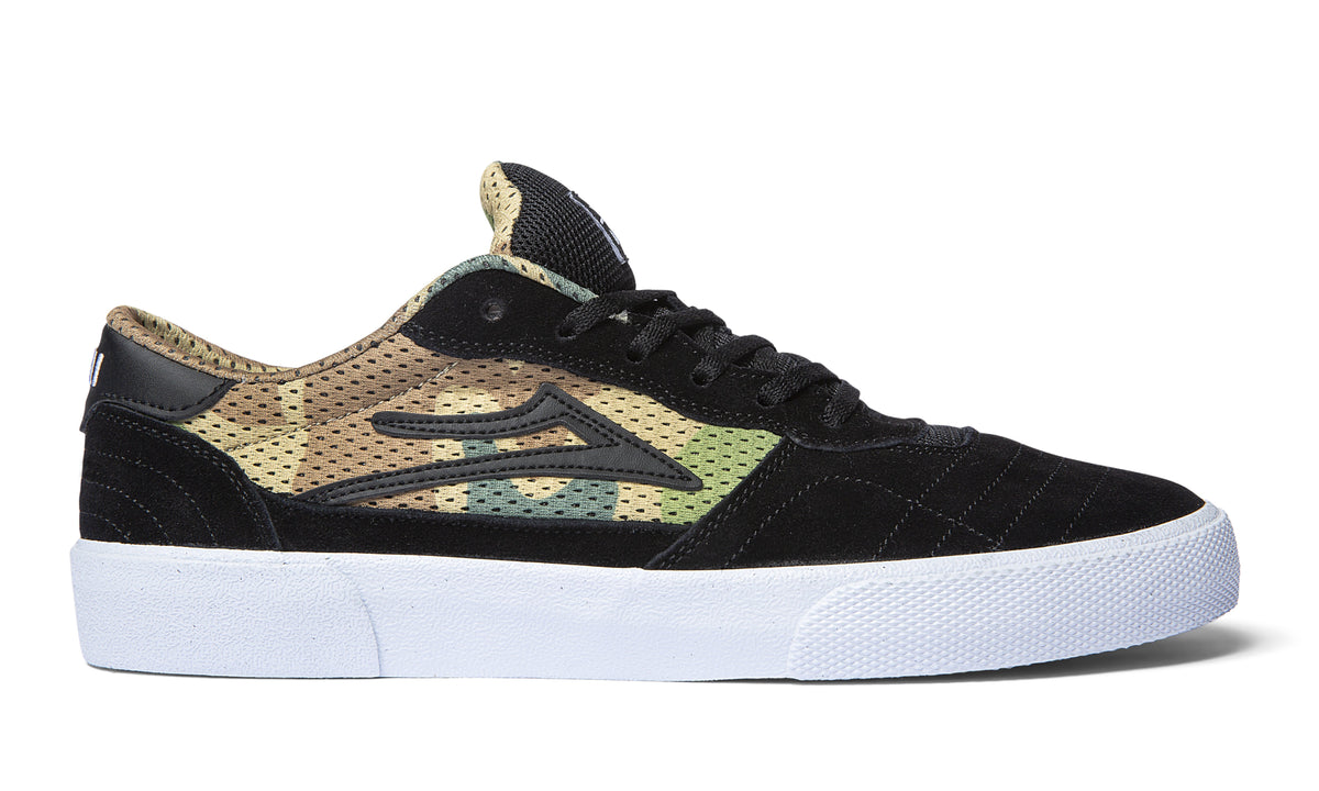 CAMBRIDGE  BLACK/CAMO SUEDE